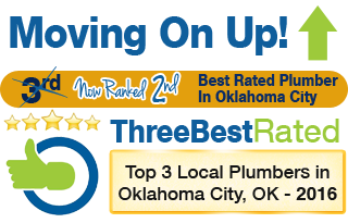 Moving On Up Award - Top Three Best Rated Plumber in Oklahoma City